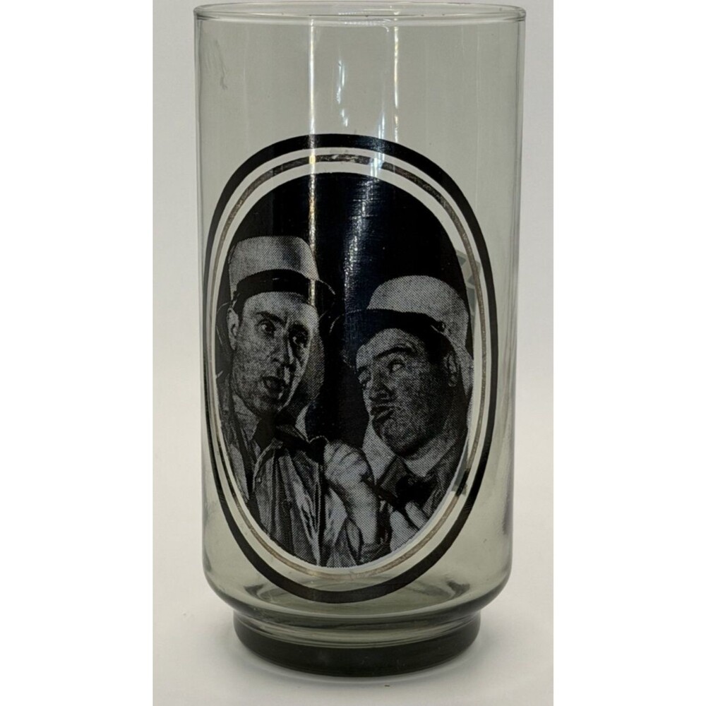 🎬🥤 Abbott & Costello Vintage Glass Tumbler – 1979 Arby’s Collector Series! 🥤
